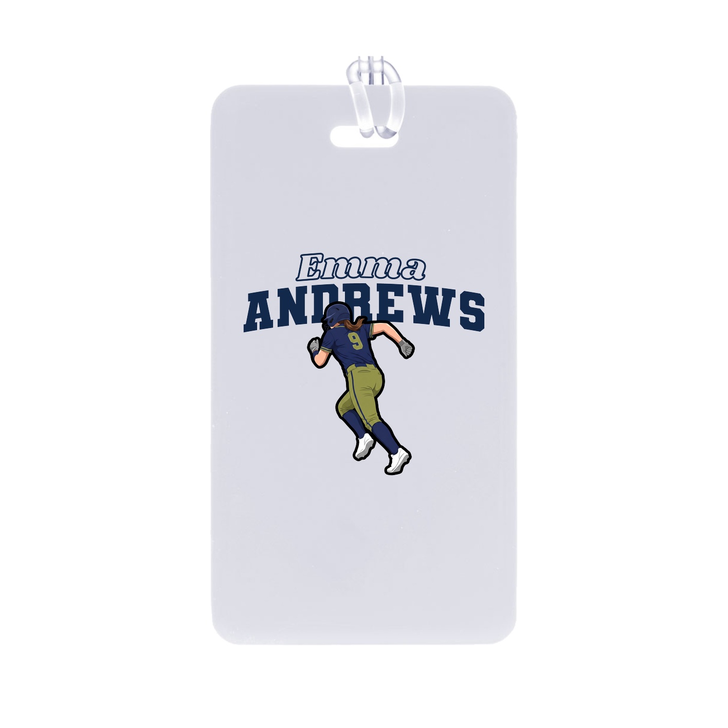 Bag Tag — Name Arch in Classic