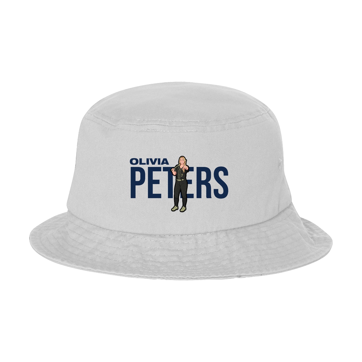 Bucket Cap — Player Name in White