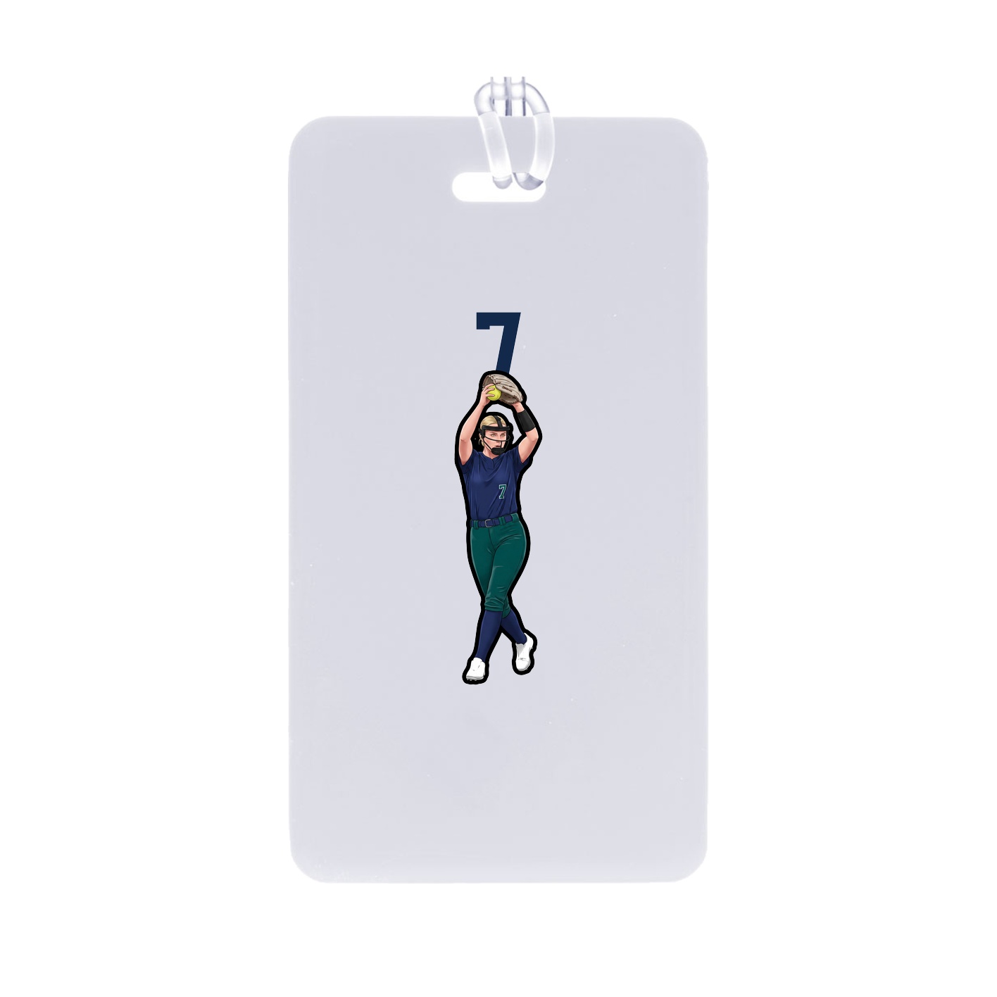 Bag Tag — Number Top in Classic