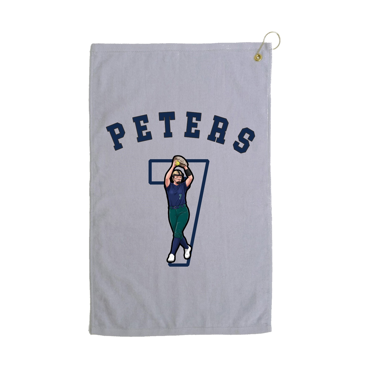 Golf Towel — Shirsey Arch in Grey