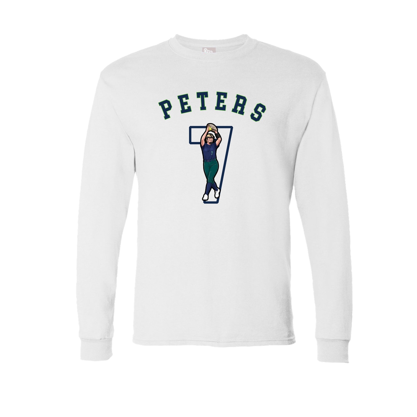 Long Sleeve Tee — Shirsey Arch in White