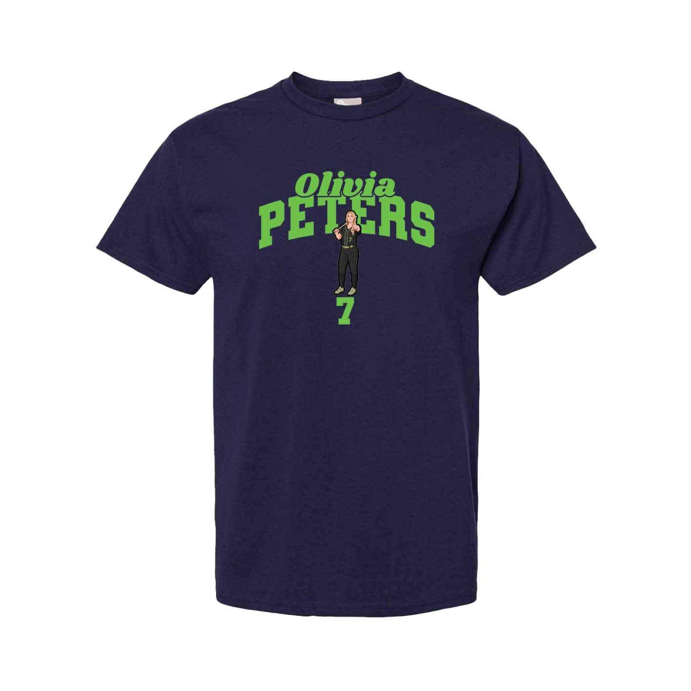 Youth Tee — Signature Arch in Navy