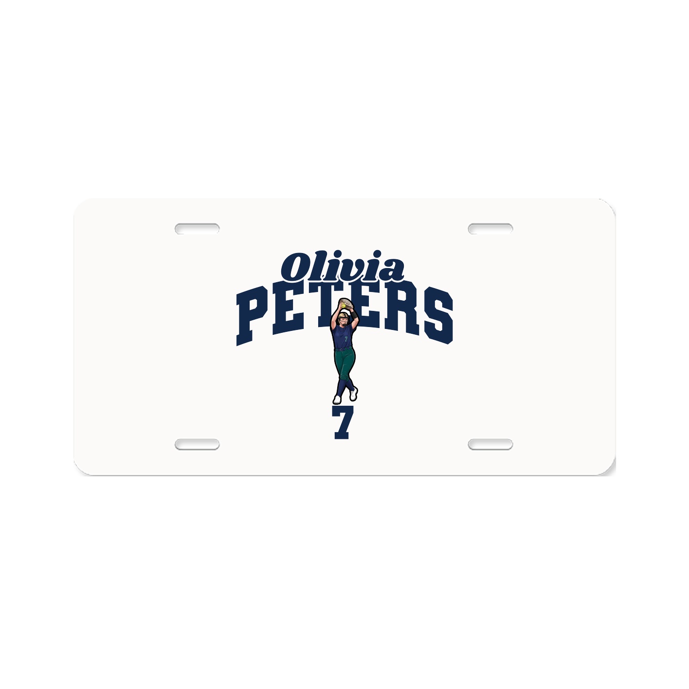 License Plate — Signature Arch in Classic