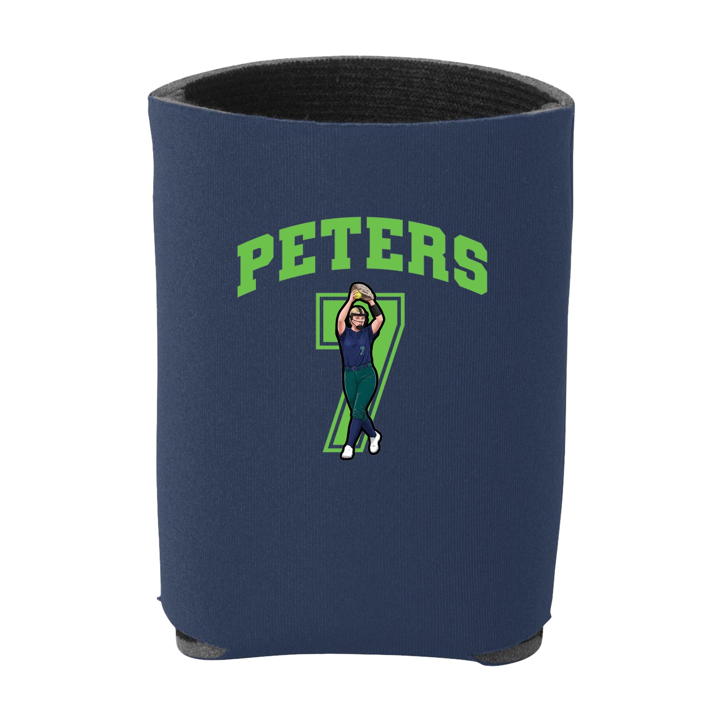 Can Holder — Number in Navy