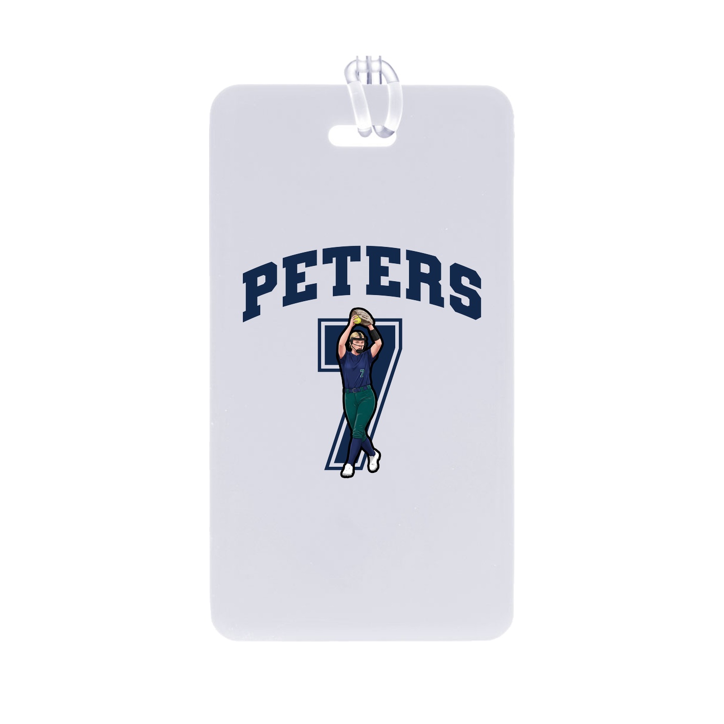 Bag Tag — Number in Classic