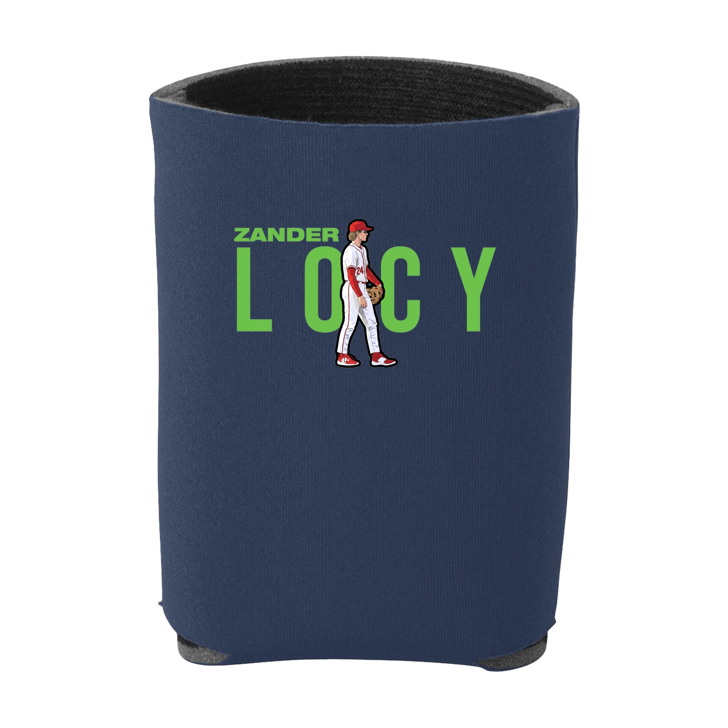 Can Holder — Player Name in Navy