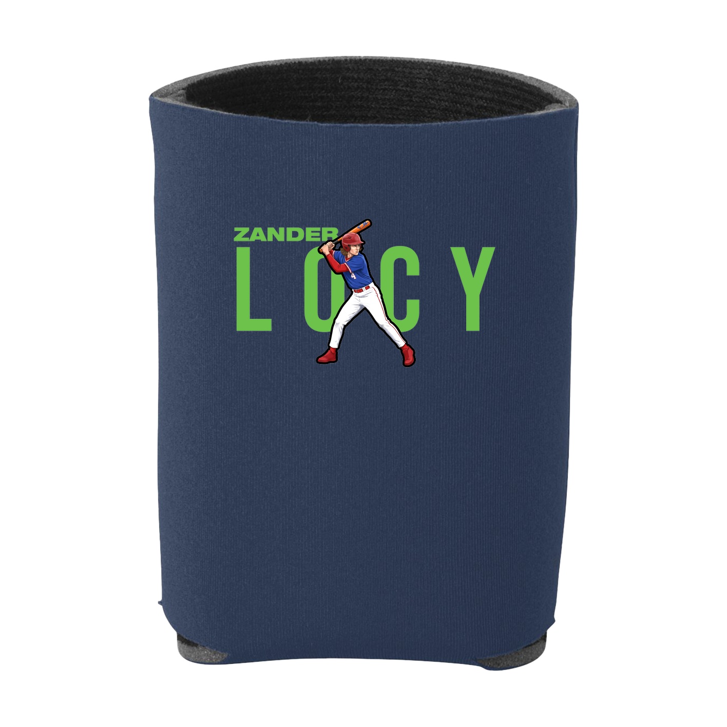 Can Holder — Player Name in Navy