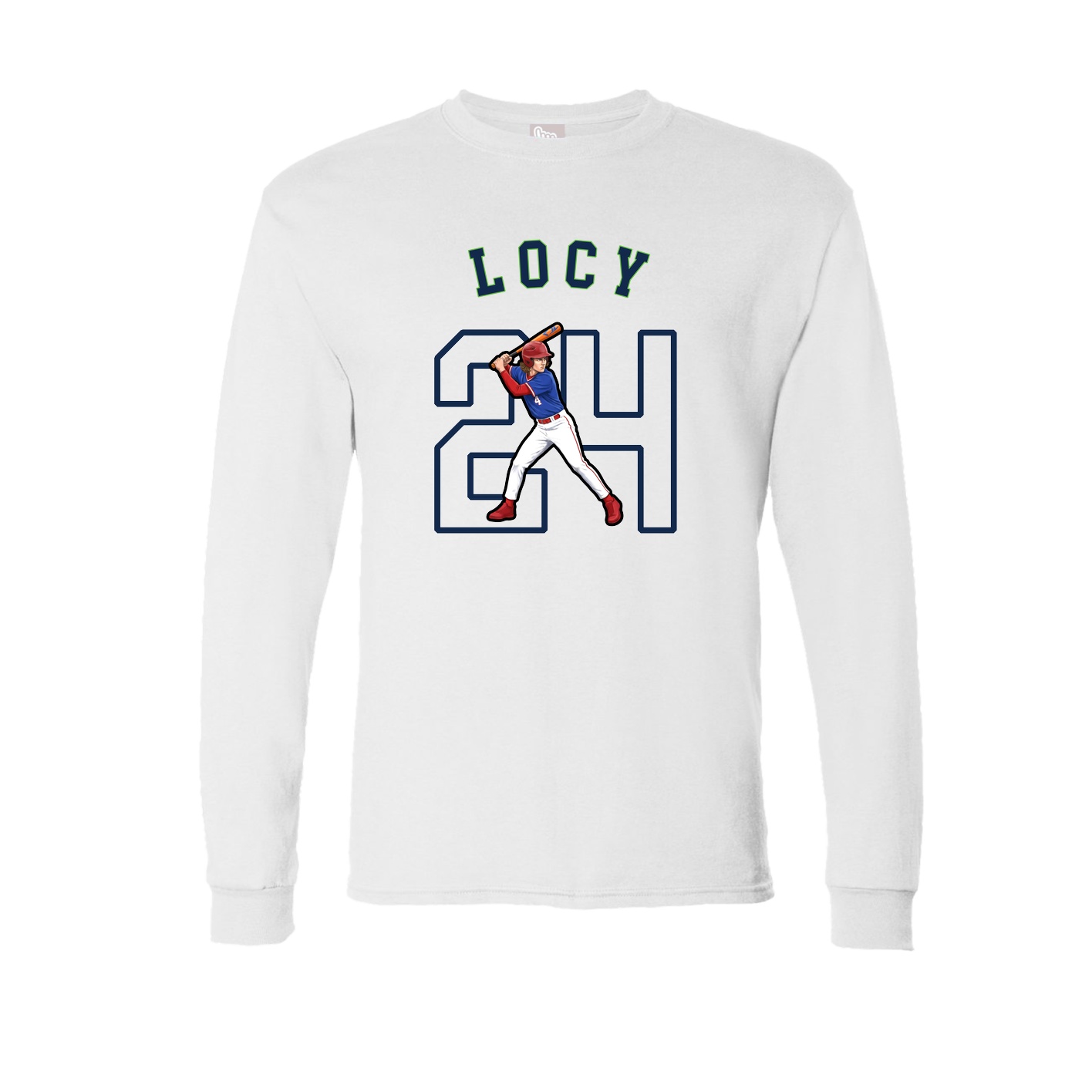 Long Sleeve Tee — Shirsey Arch in White