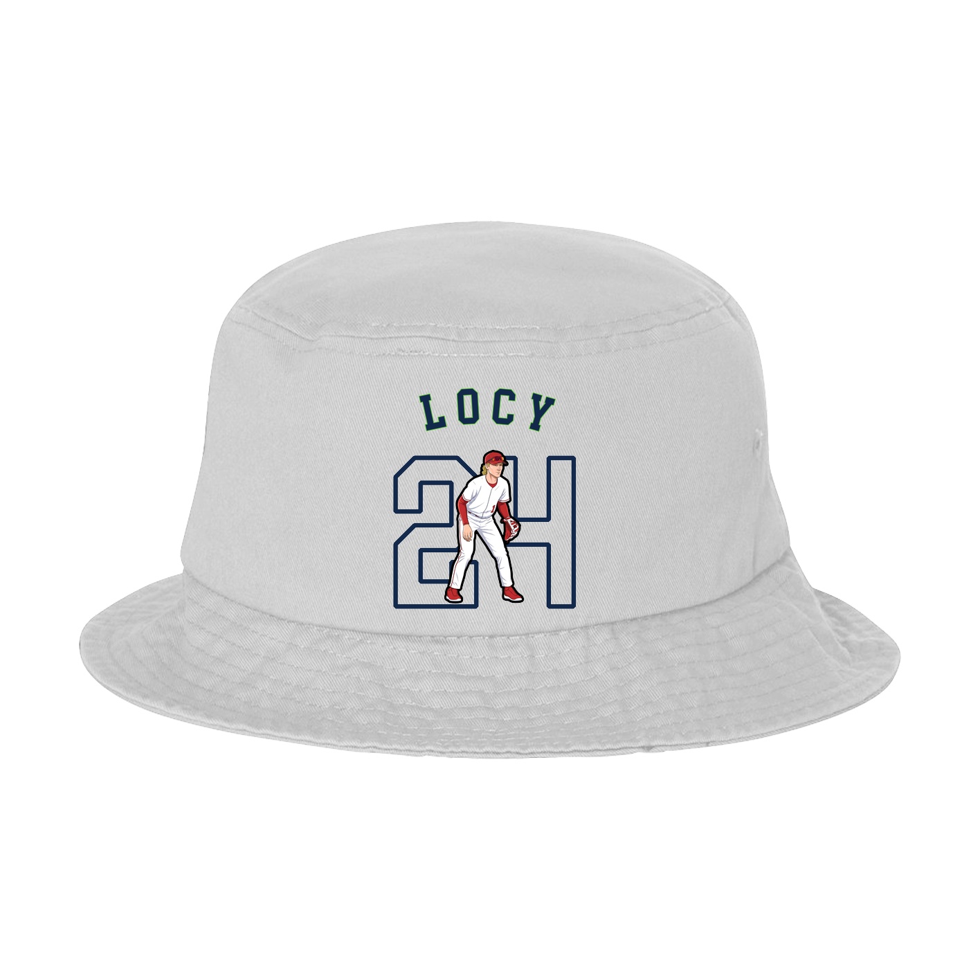 Bucket Cap — Shirsey Arch in White