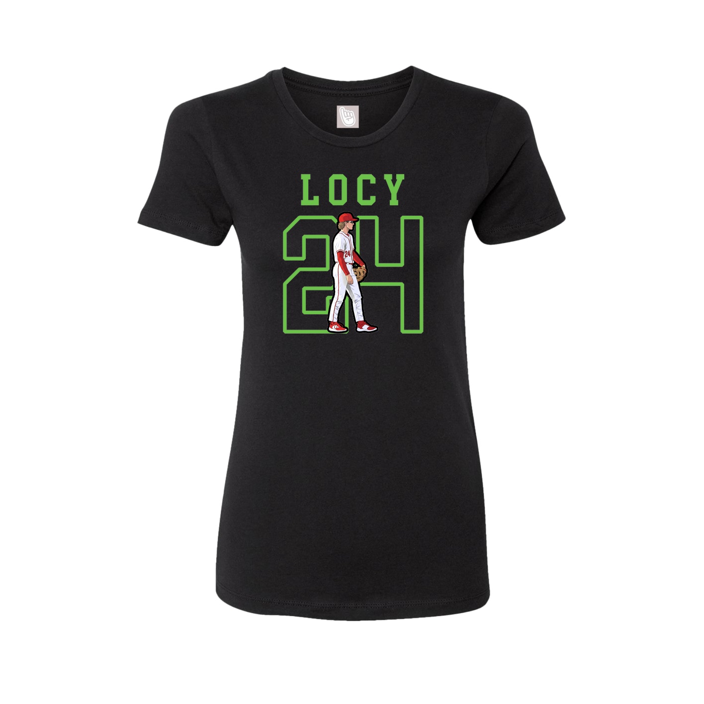 Fitted Women's Tee — Shirsey in Black