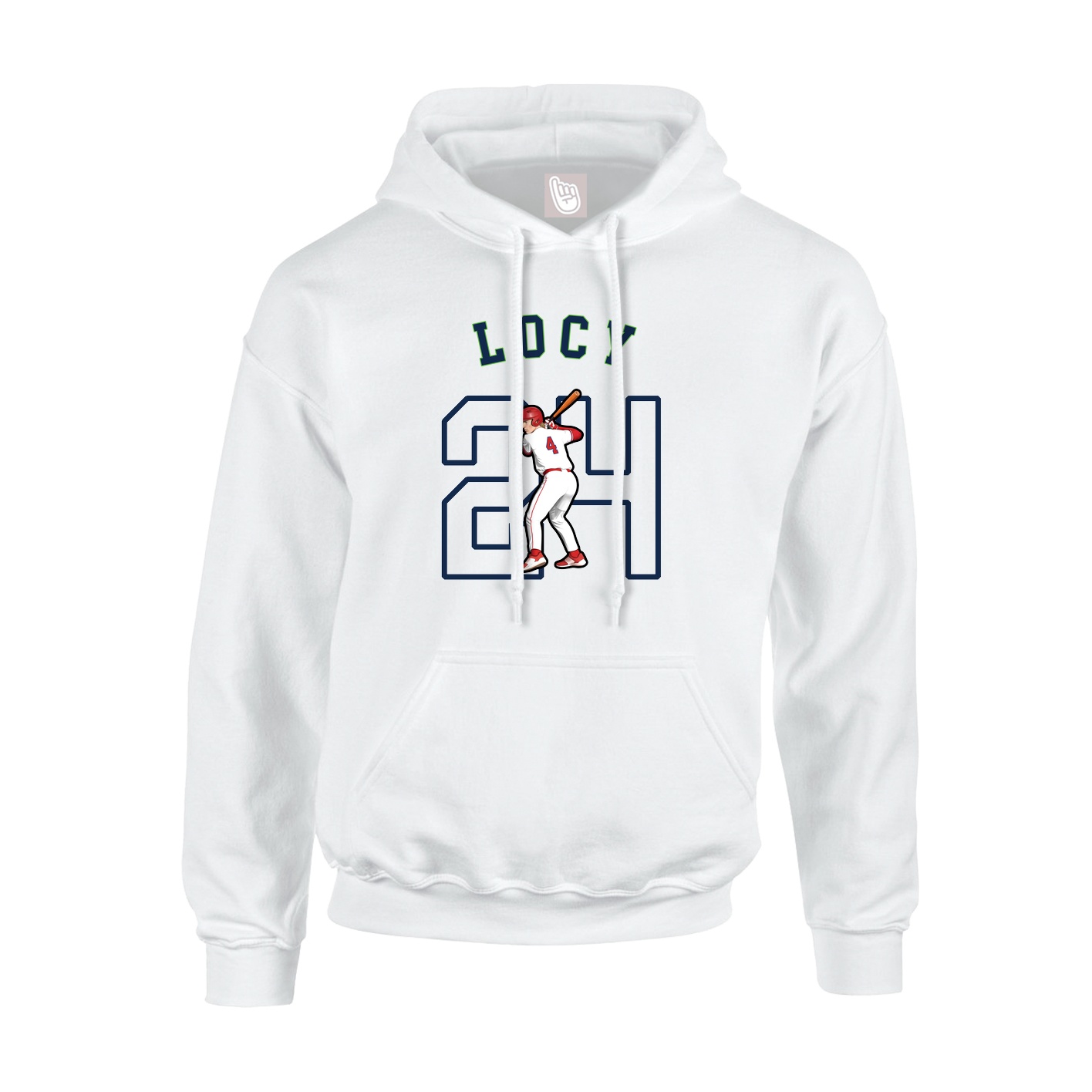 Hoodie — Shirsey Arch in White