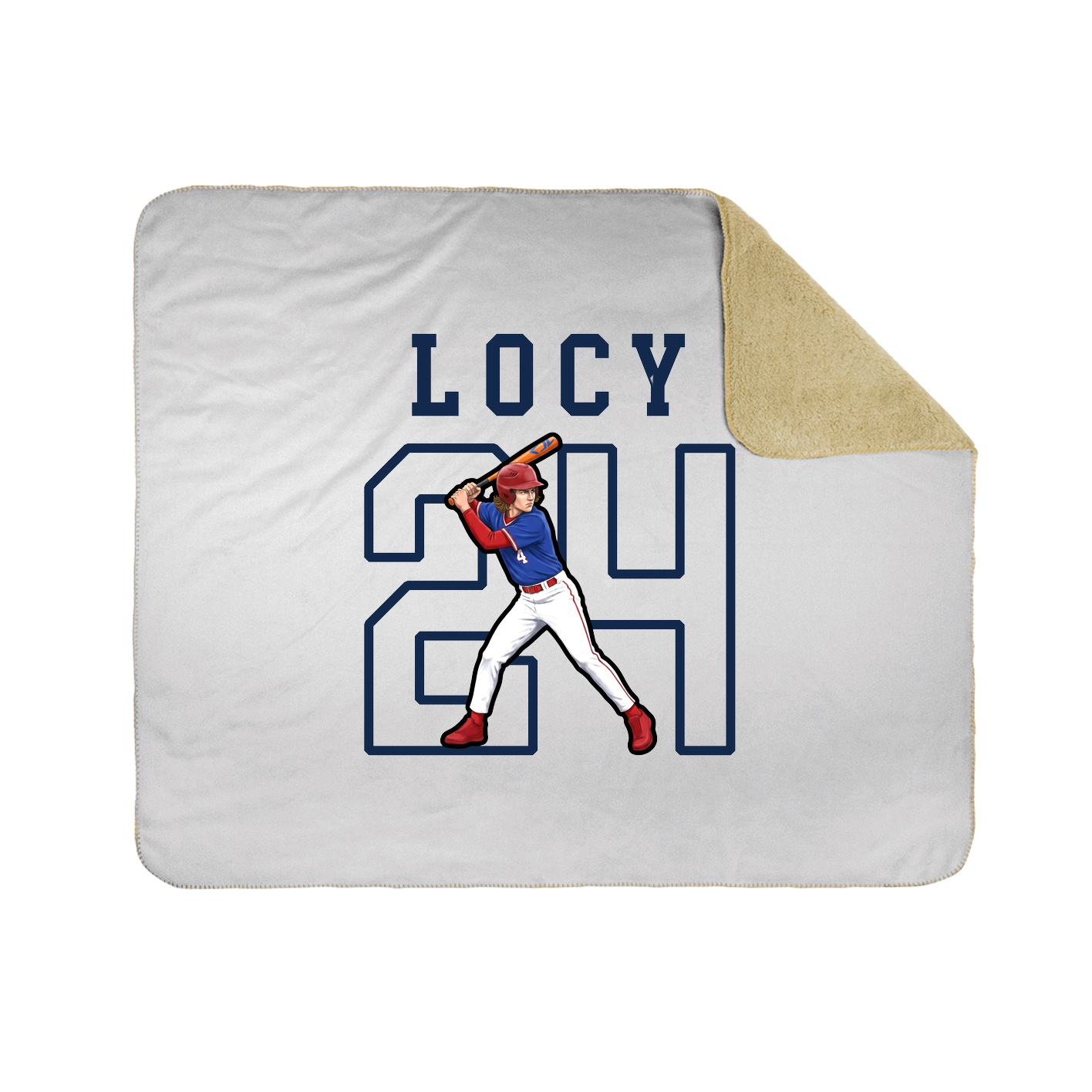 Throw Blanket — Shirsey in White