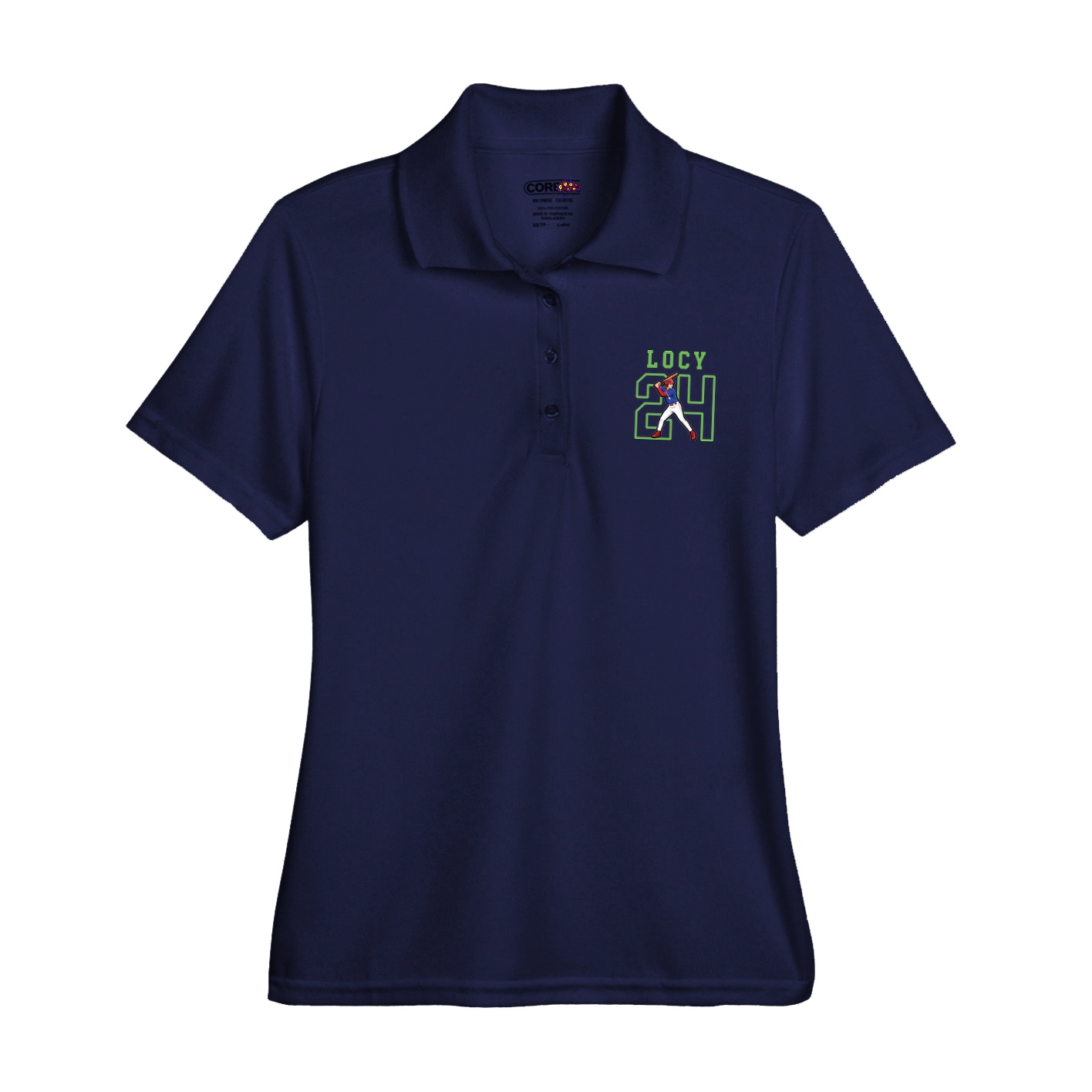 Womens Performance Polo — Shirsey in Navy