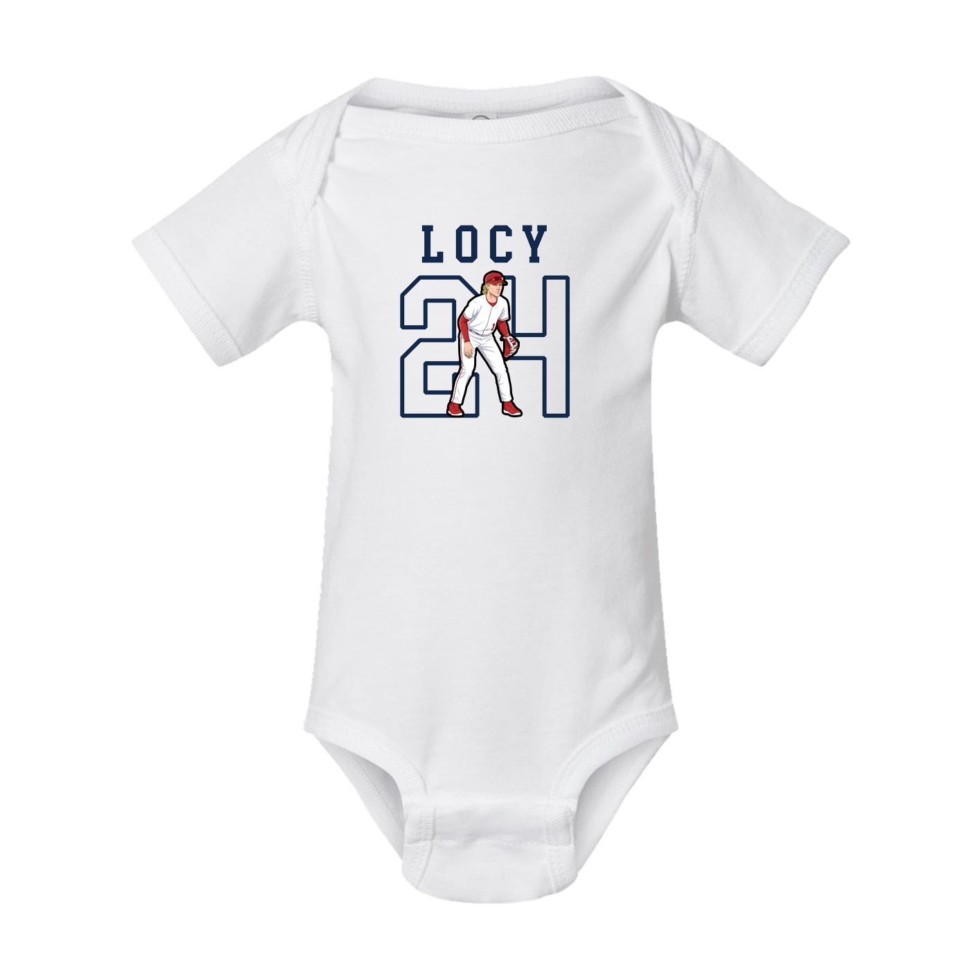 Baby Onesie — Shirsey in White