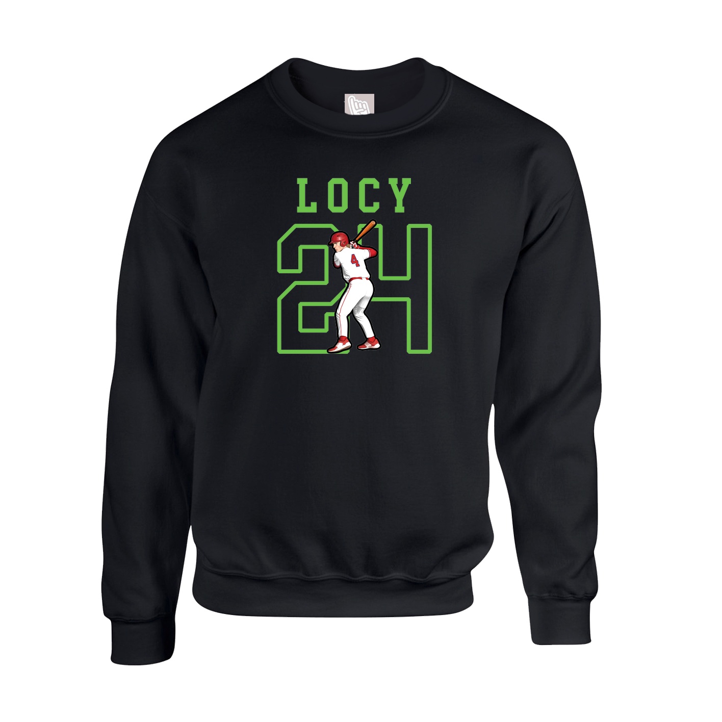 Fleece Crew — Shirsey in Black