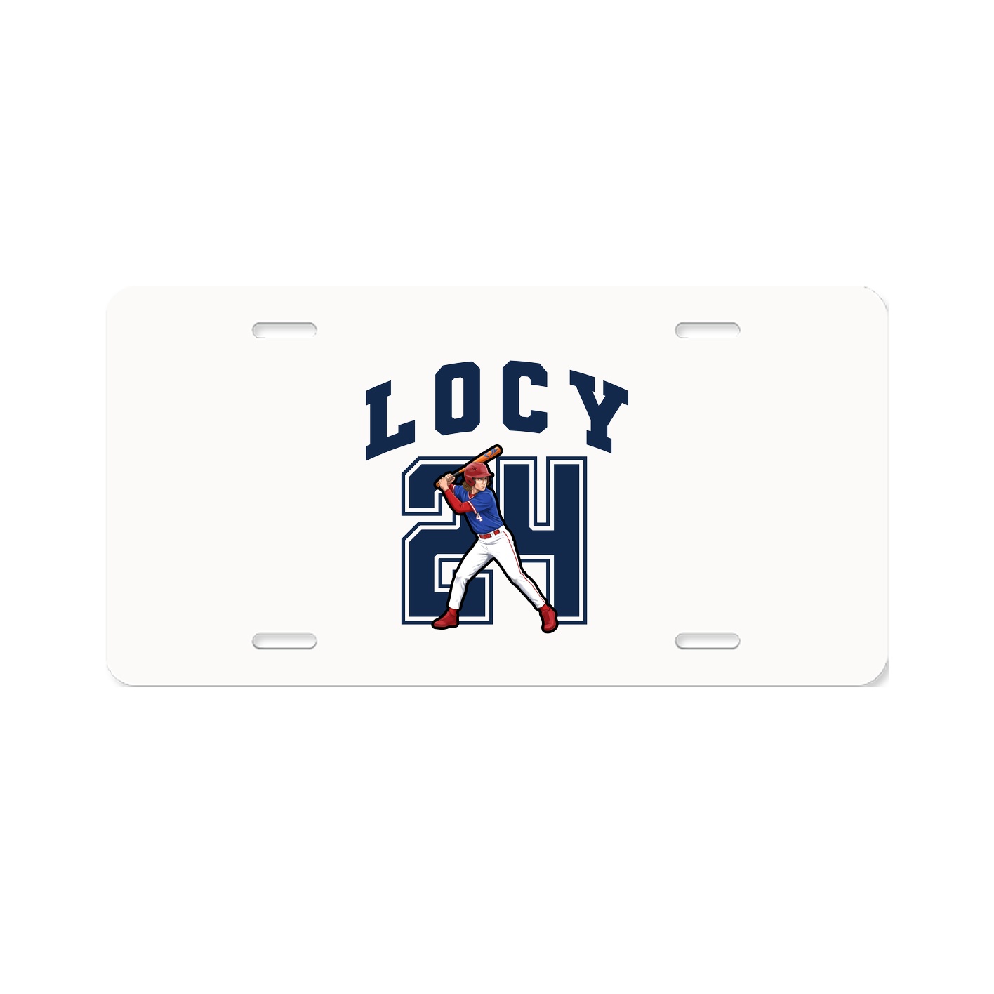 License Plate — Number in Classic