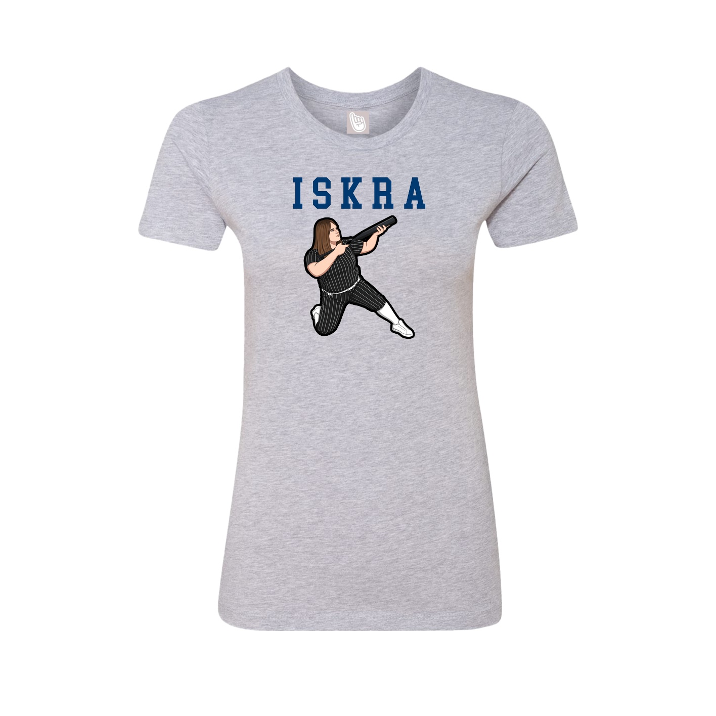 Fitted Women's Tee — Shirsey in Grey