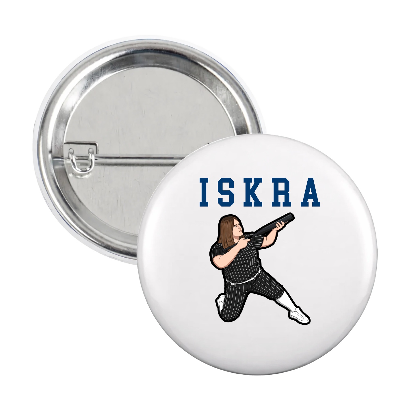 Game Day Button — Shirsey in White