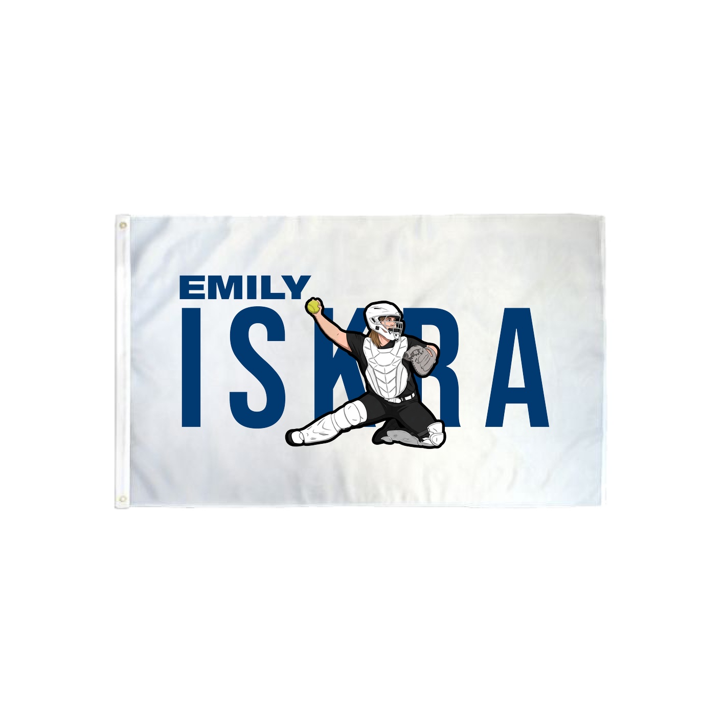 3x5 Flag — Player Name in Classic