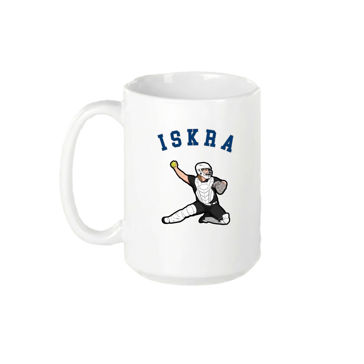 15oz Coffee Mug — Shirsey Arch in White