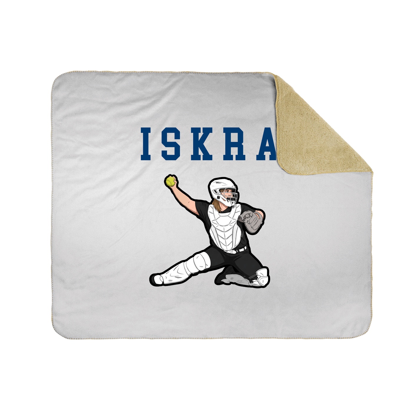 Throw Blanket — Shirsey in White