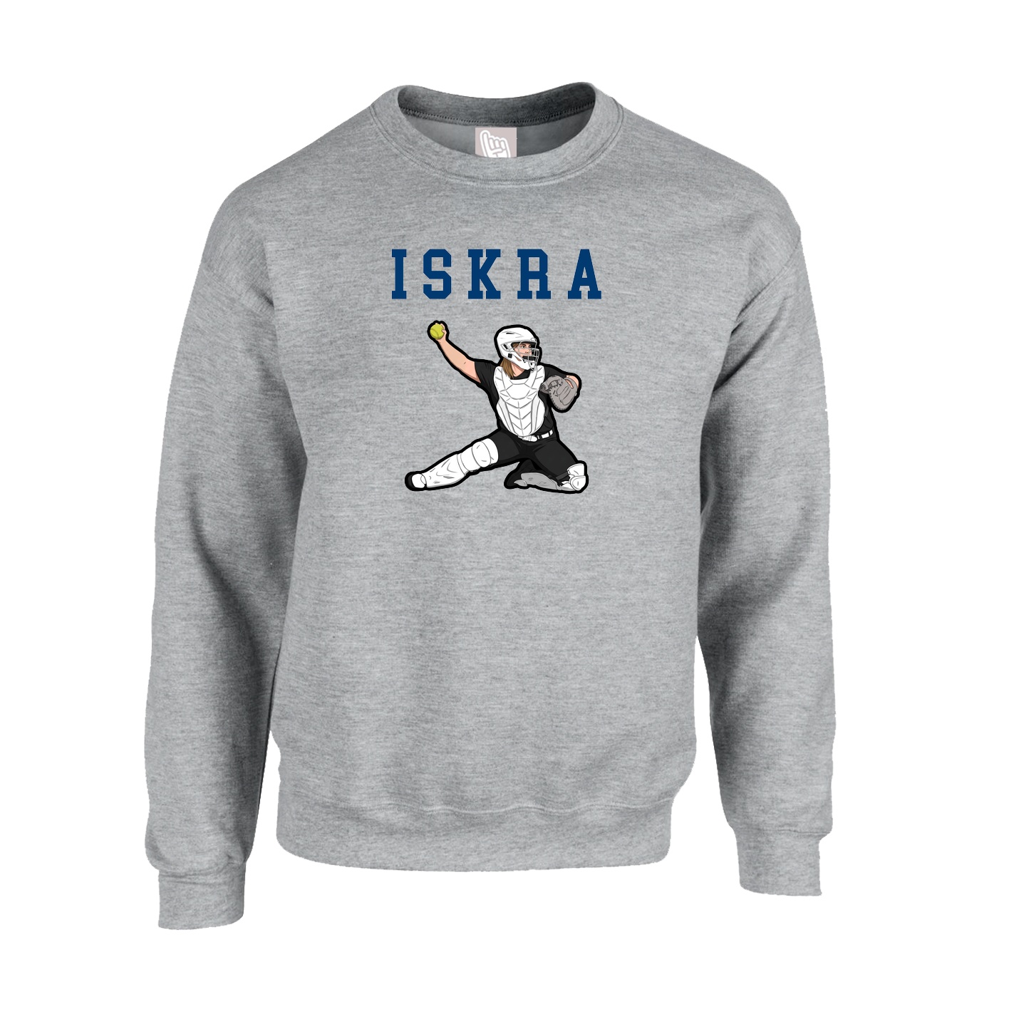 Fleece Crew — Shirsey in Grey
