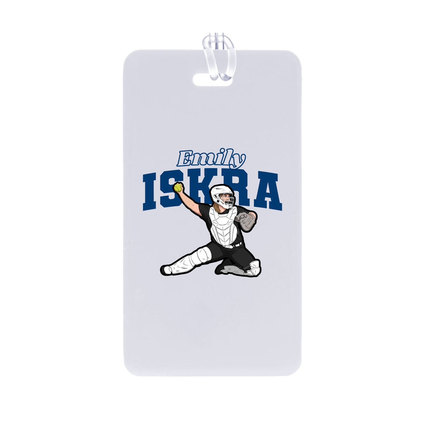 Bag Tag — Name Arch in Classic