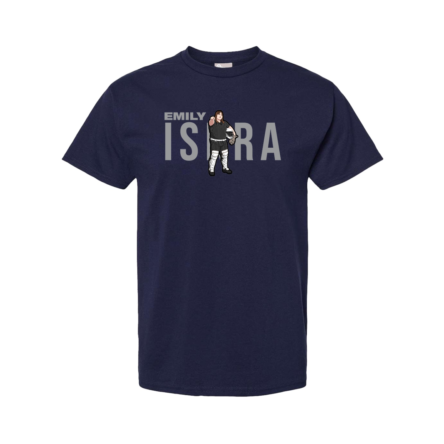 Youth Tee — Player Name in Navy