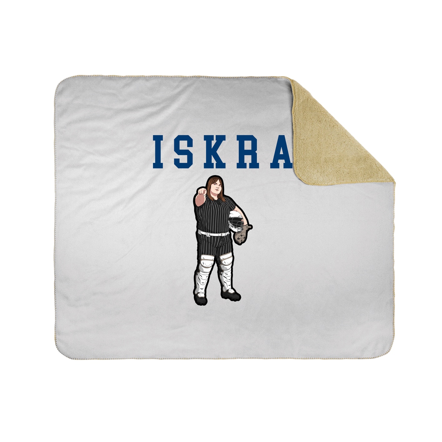 Throw Blanket — Shirsey in White