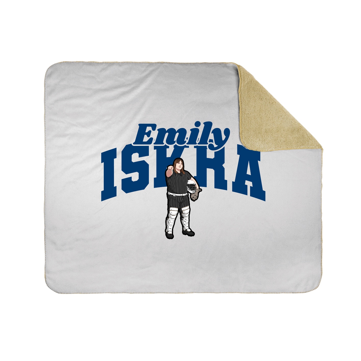 Throw Blanket — Signature Arch in White