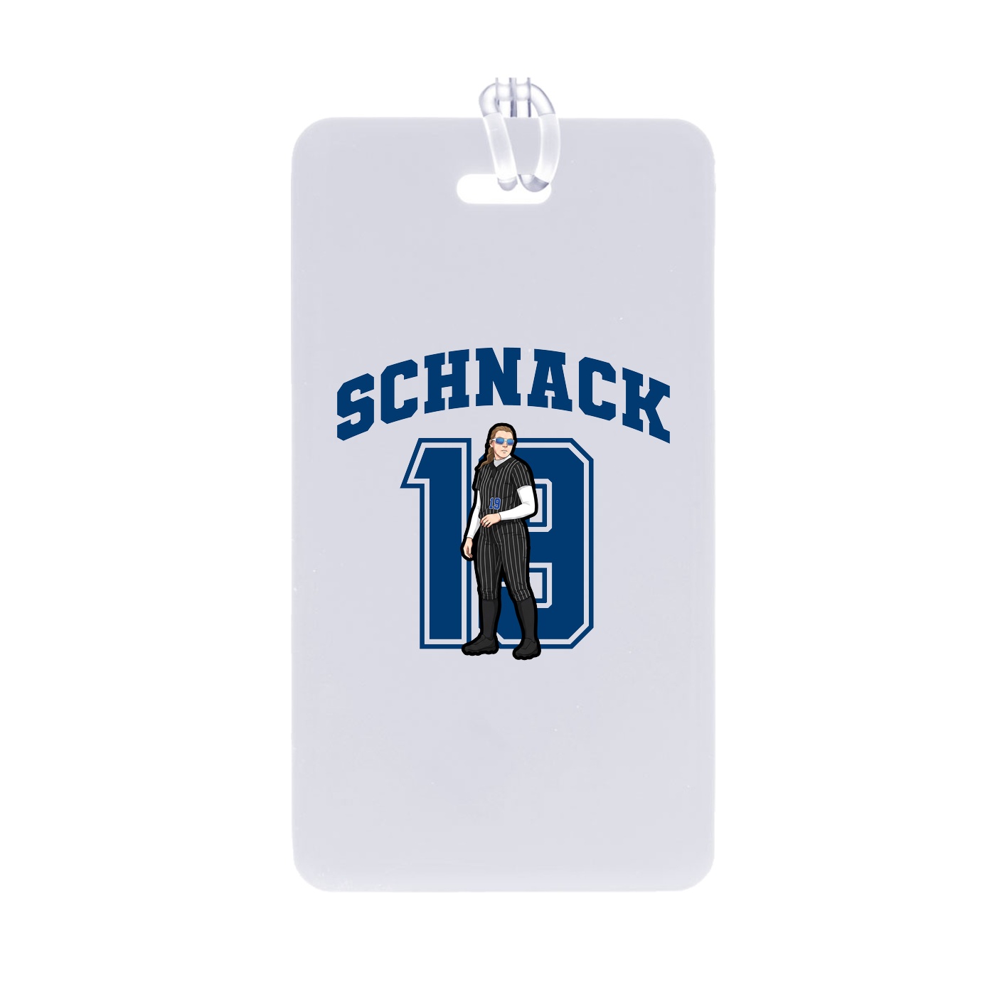 Bag Tag — Number in Classic