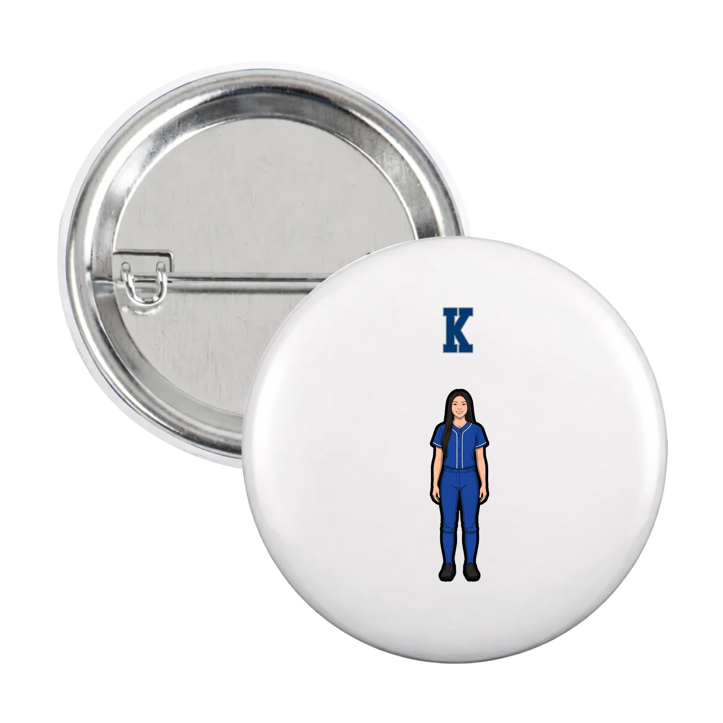 Game Day Button — Shirsey Arch in White