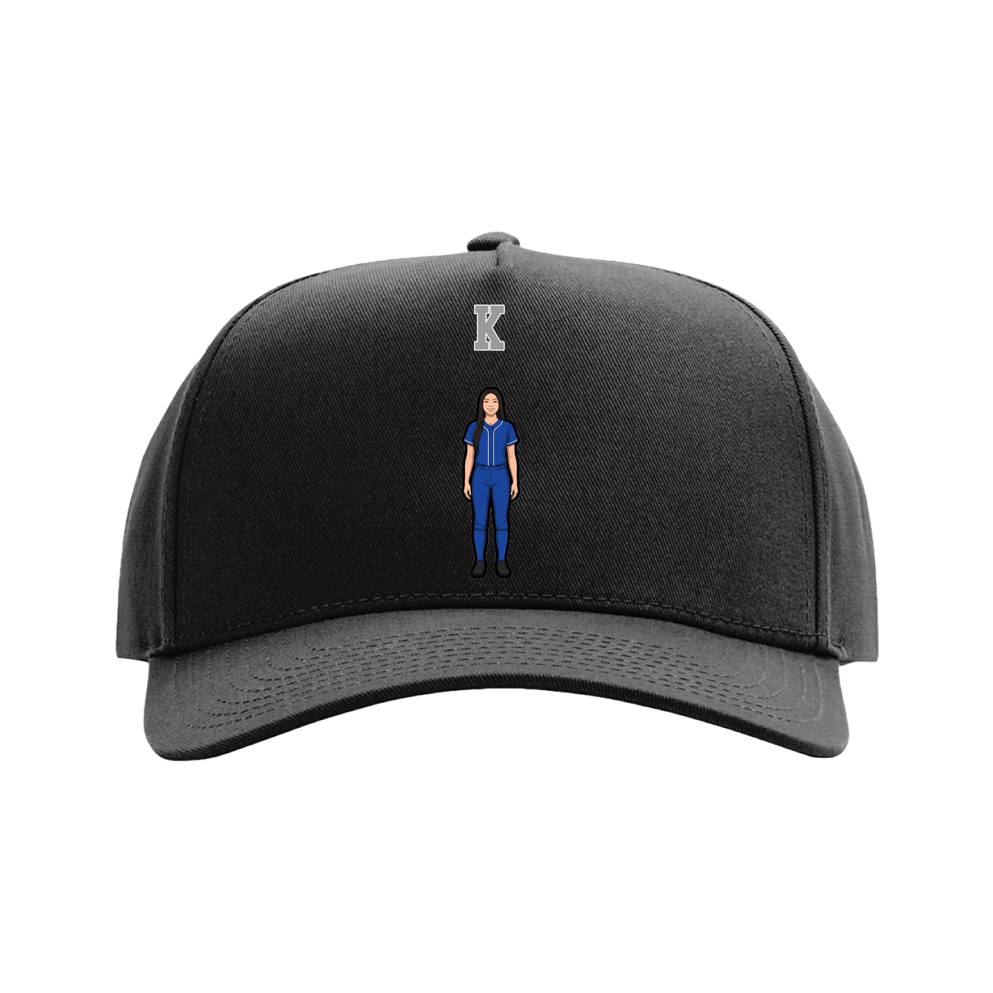 Full Fabric Five-Panel Champ Cap