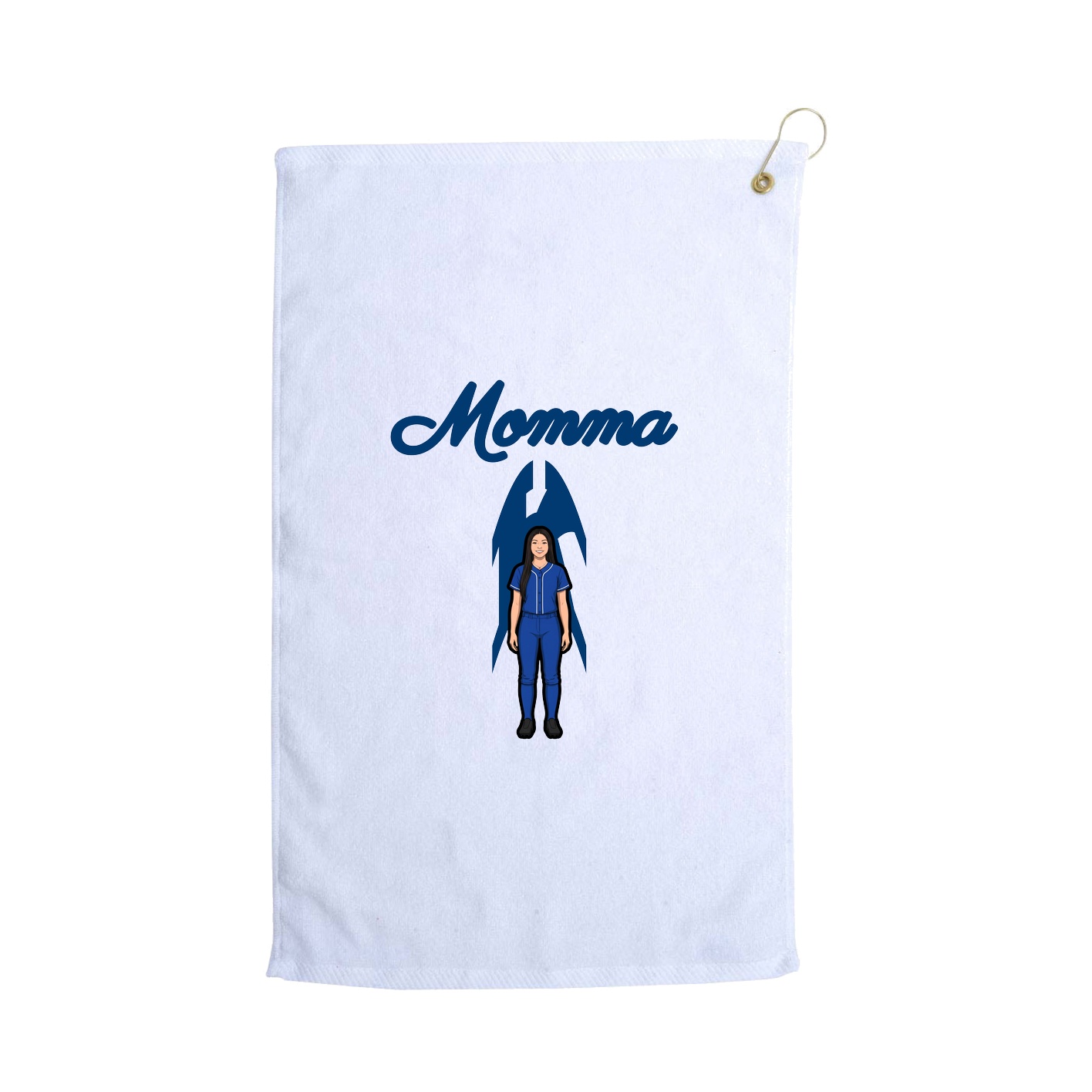 Golf Towel — Mothers Day Arch in White