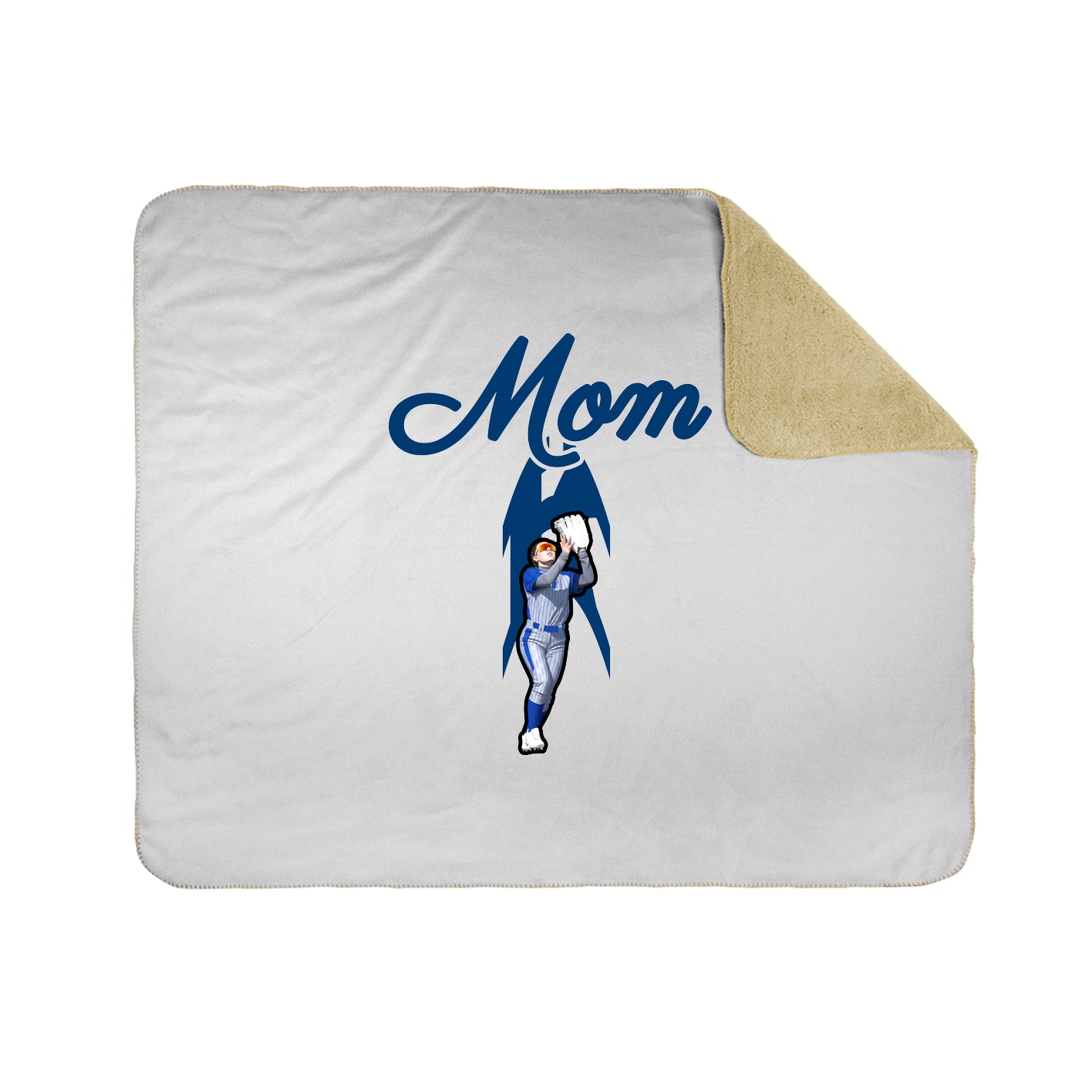 Throw Blanket — Mothers Day Arch in White