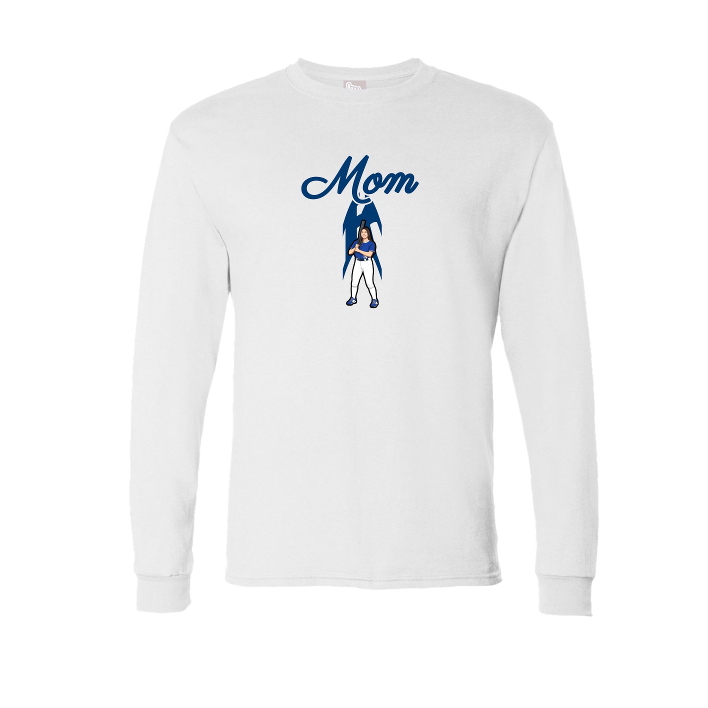 Long Sleeve Tee — Mothers Day Arch in White