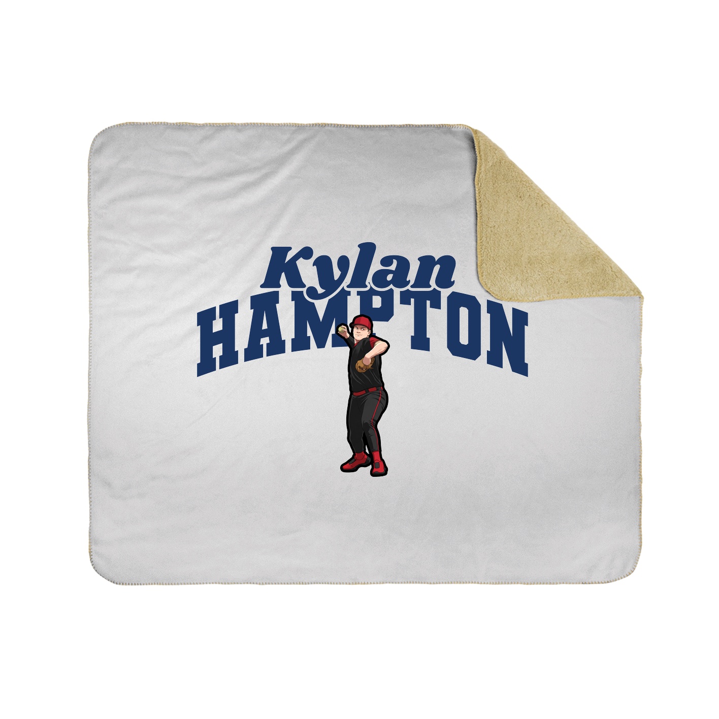 Throw Blanket — Signature Arch in White