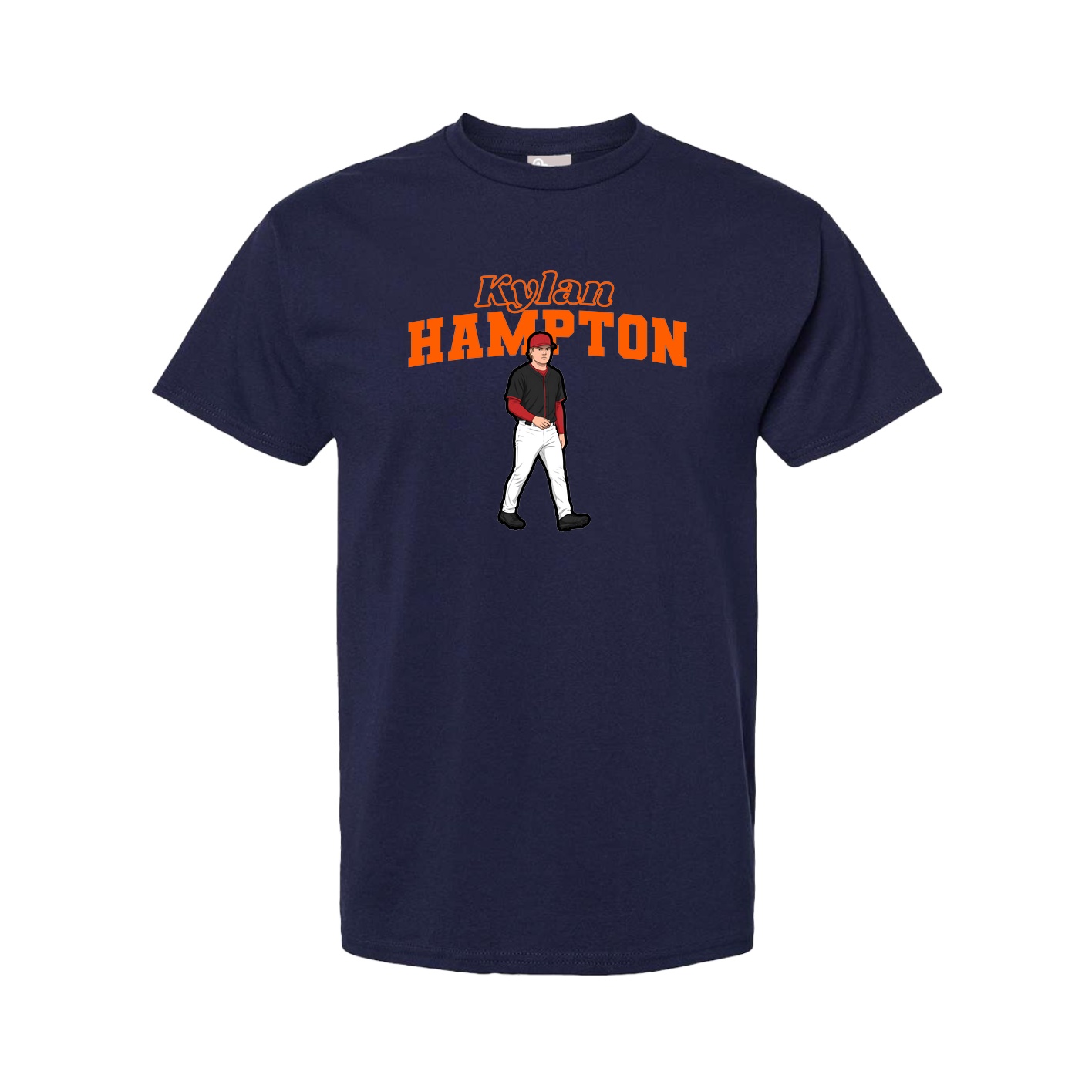 Tee — Name Arch in Navy