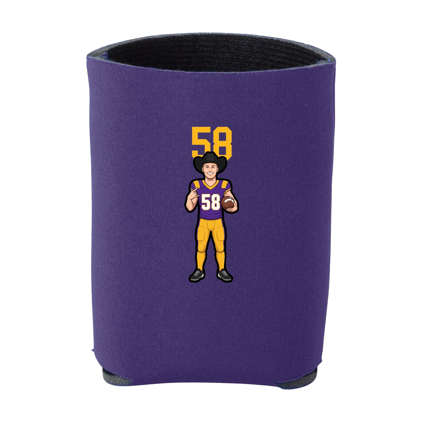 Can Holder — Number Top in Purple