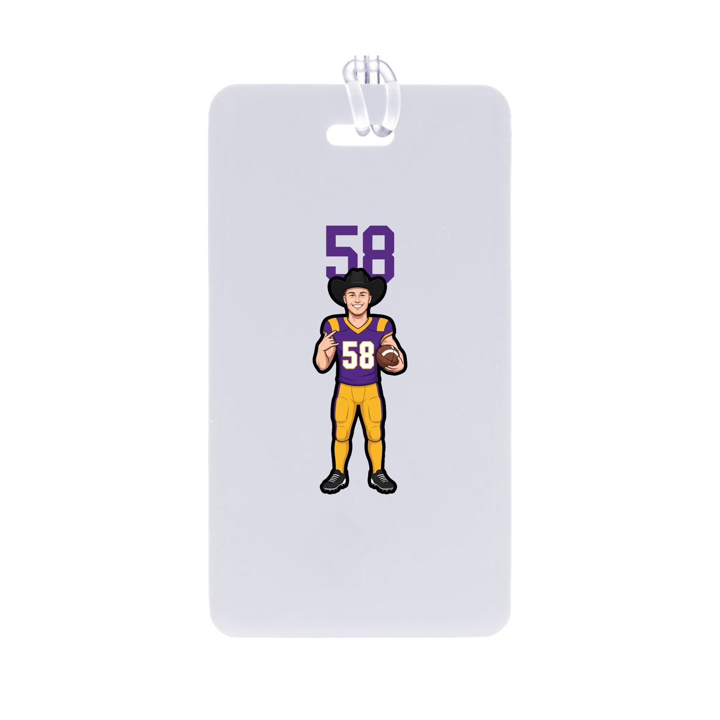 Bag Tag — Number Top in Classic