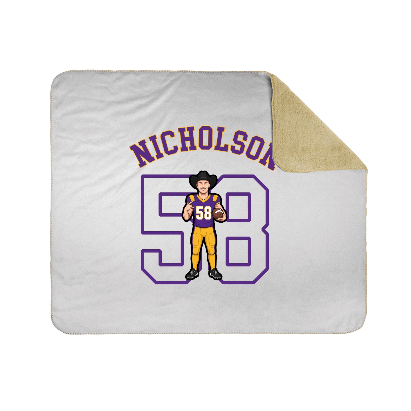 Throw Blanket — Shirsey Arch in White