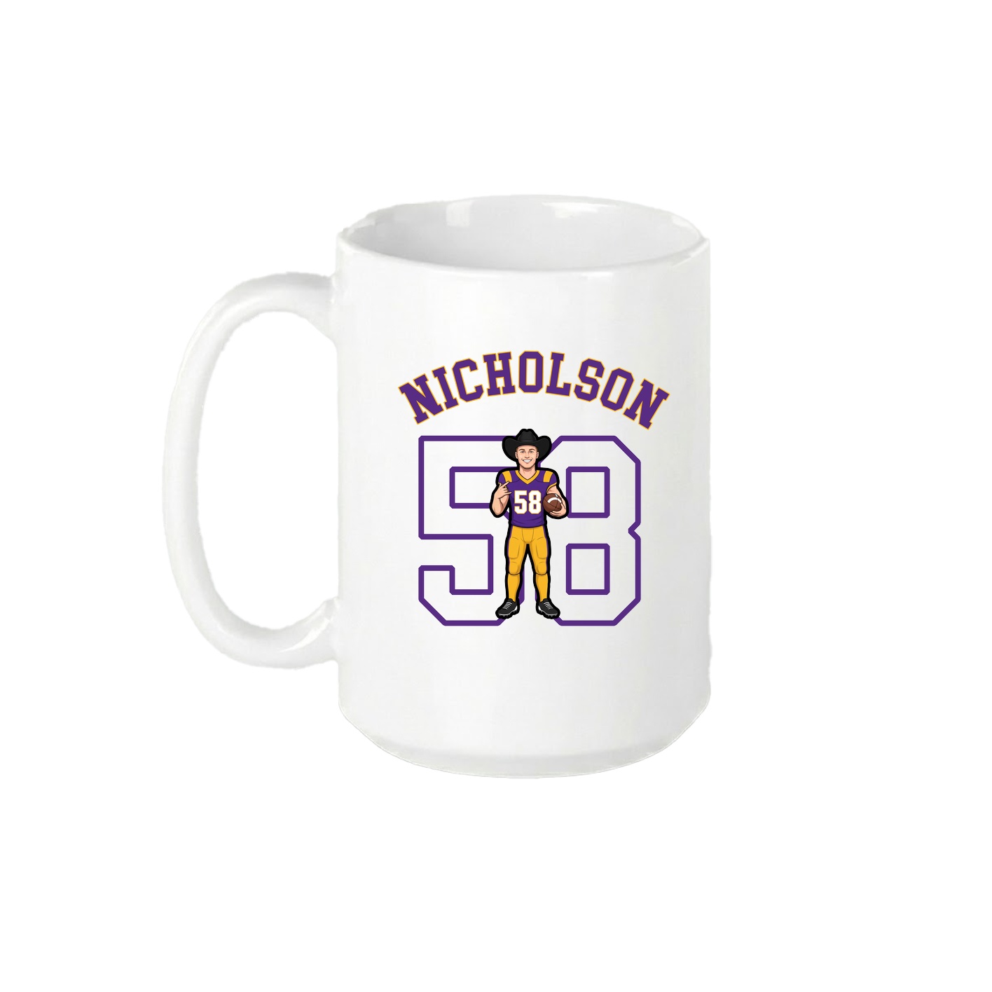 15oz Coffee Mug — Shirsey Arch in White