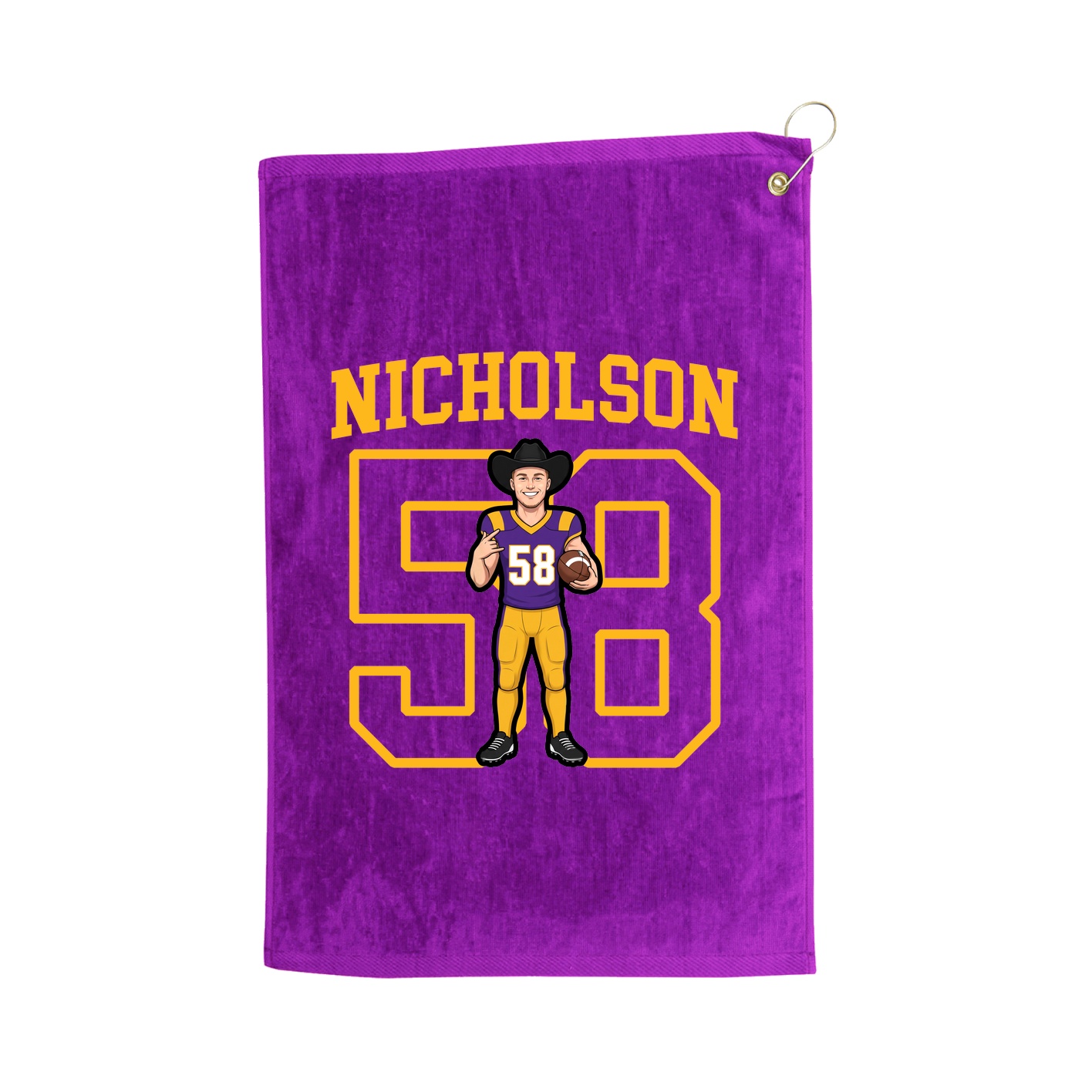 Golf Towel — Shirsey in Purple
