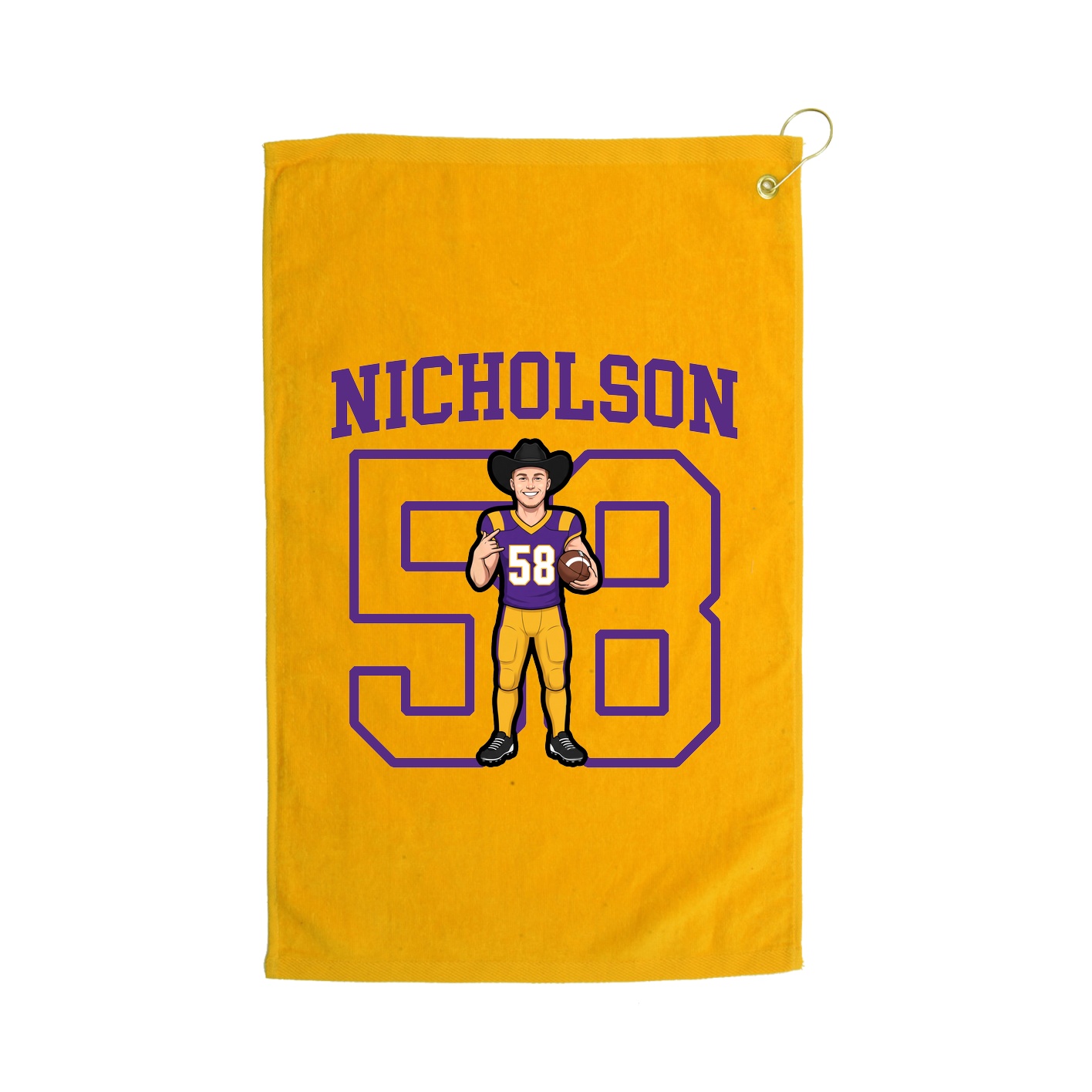 Golf Towel — Shirsey in Gold