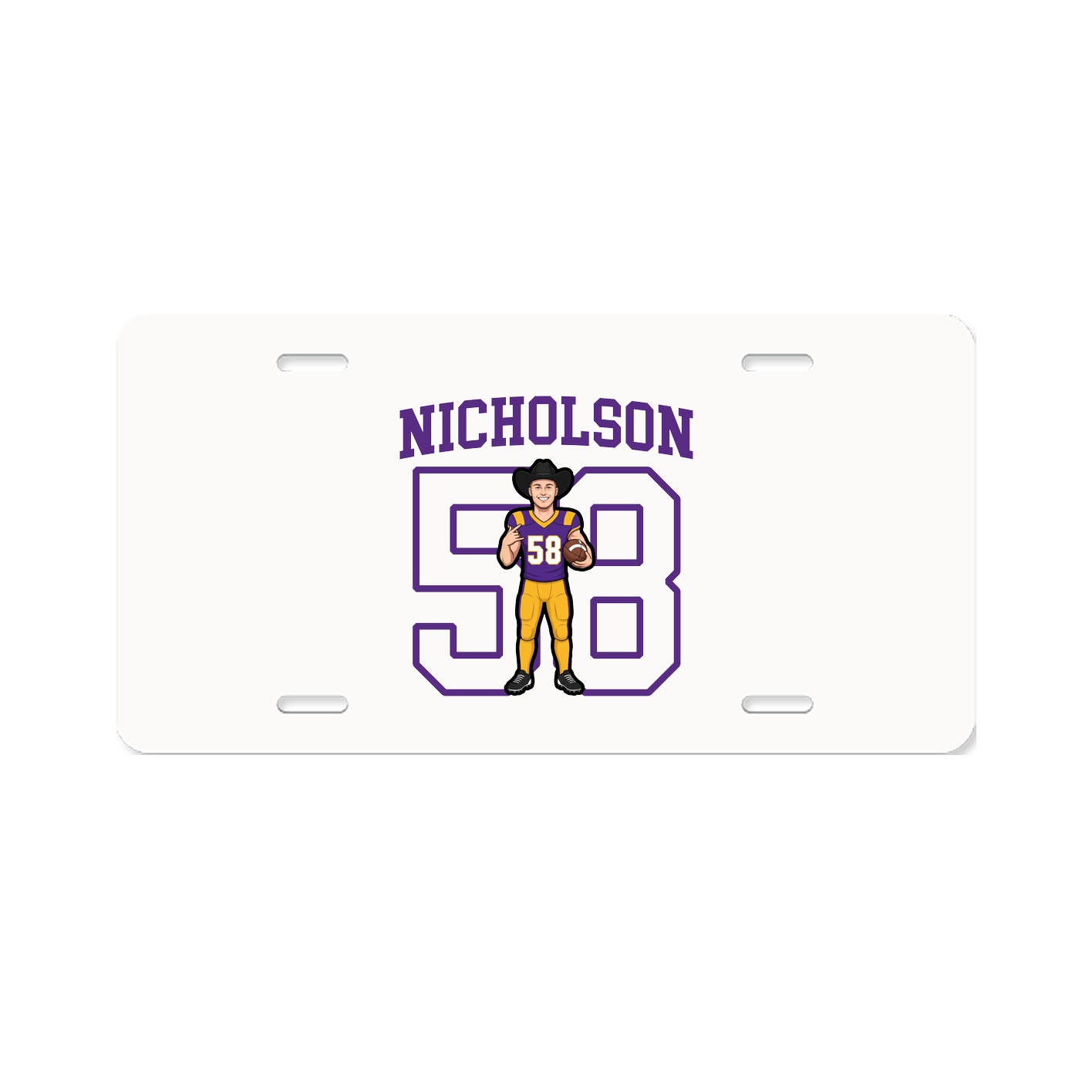 Aluminum License Plate