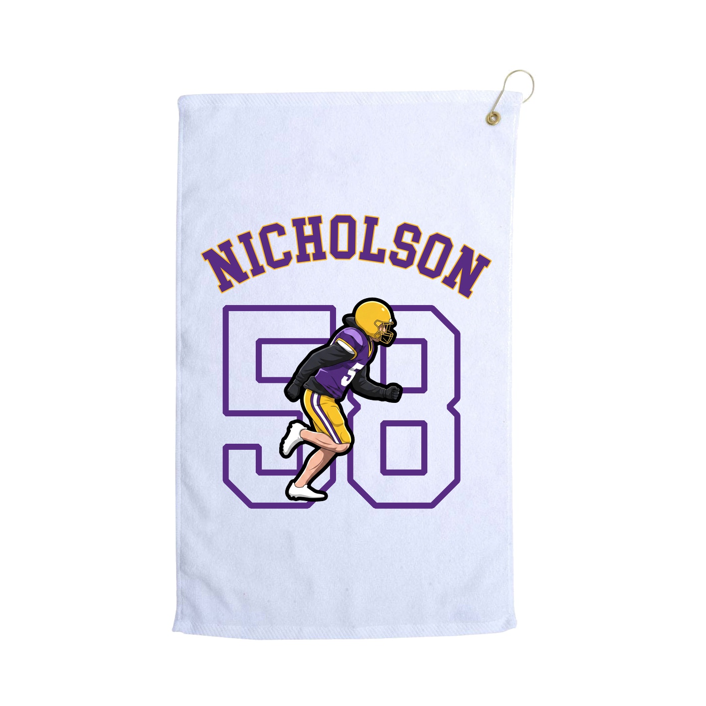 Golf Towel — Shirsey Arch in White