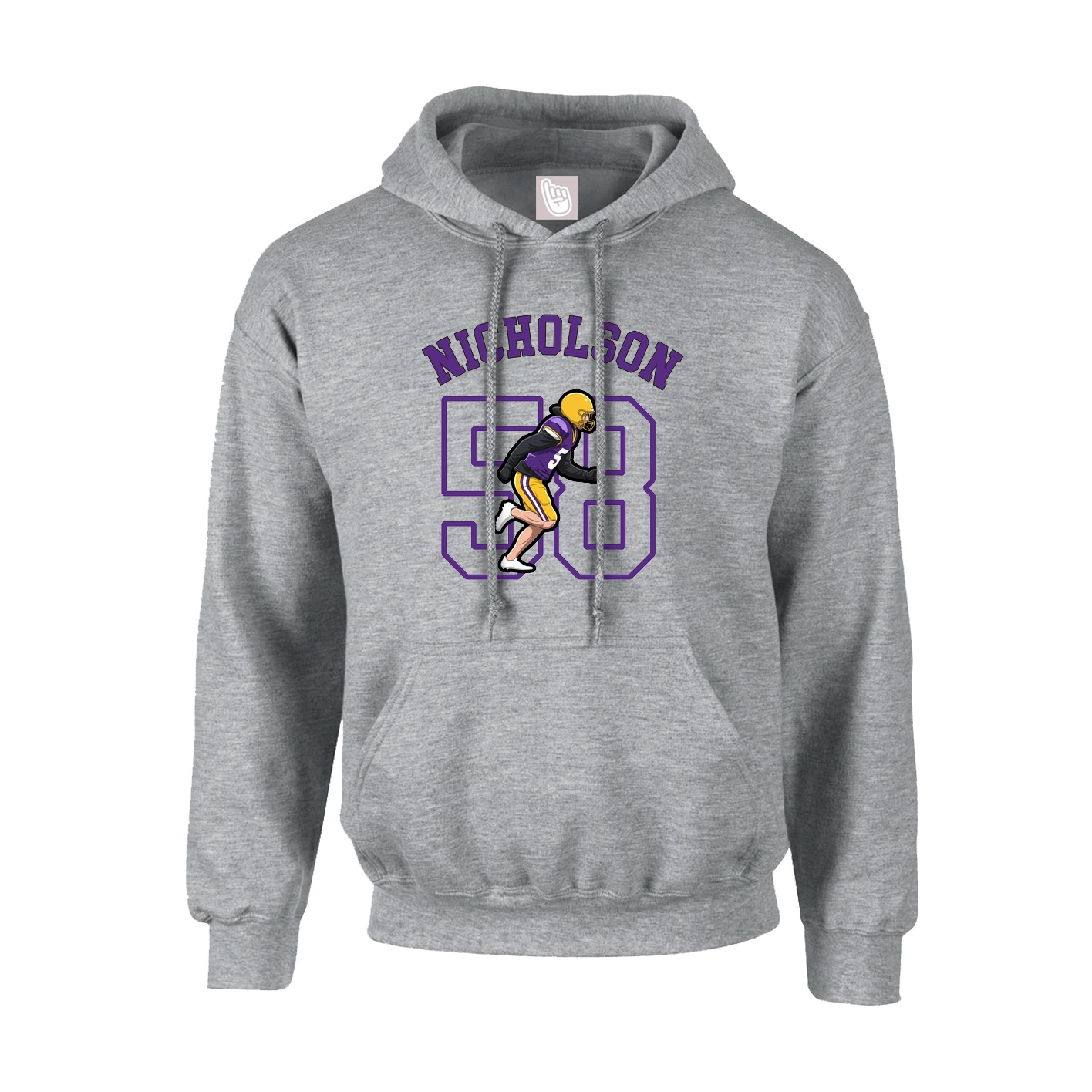 Youth Hoodie — Shirsey Arch in Grey