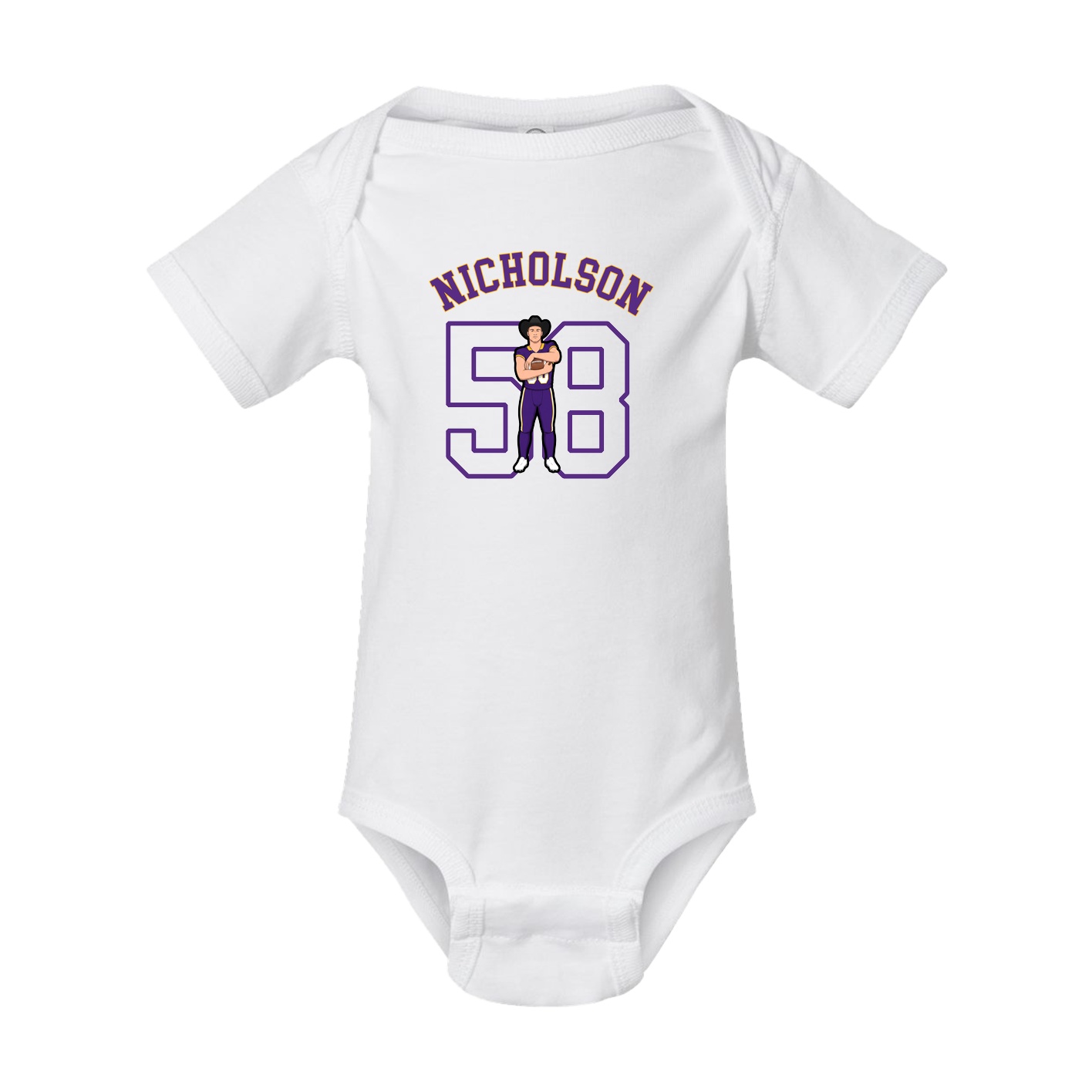 Baby Onesie — Shirsey Arch in White