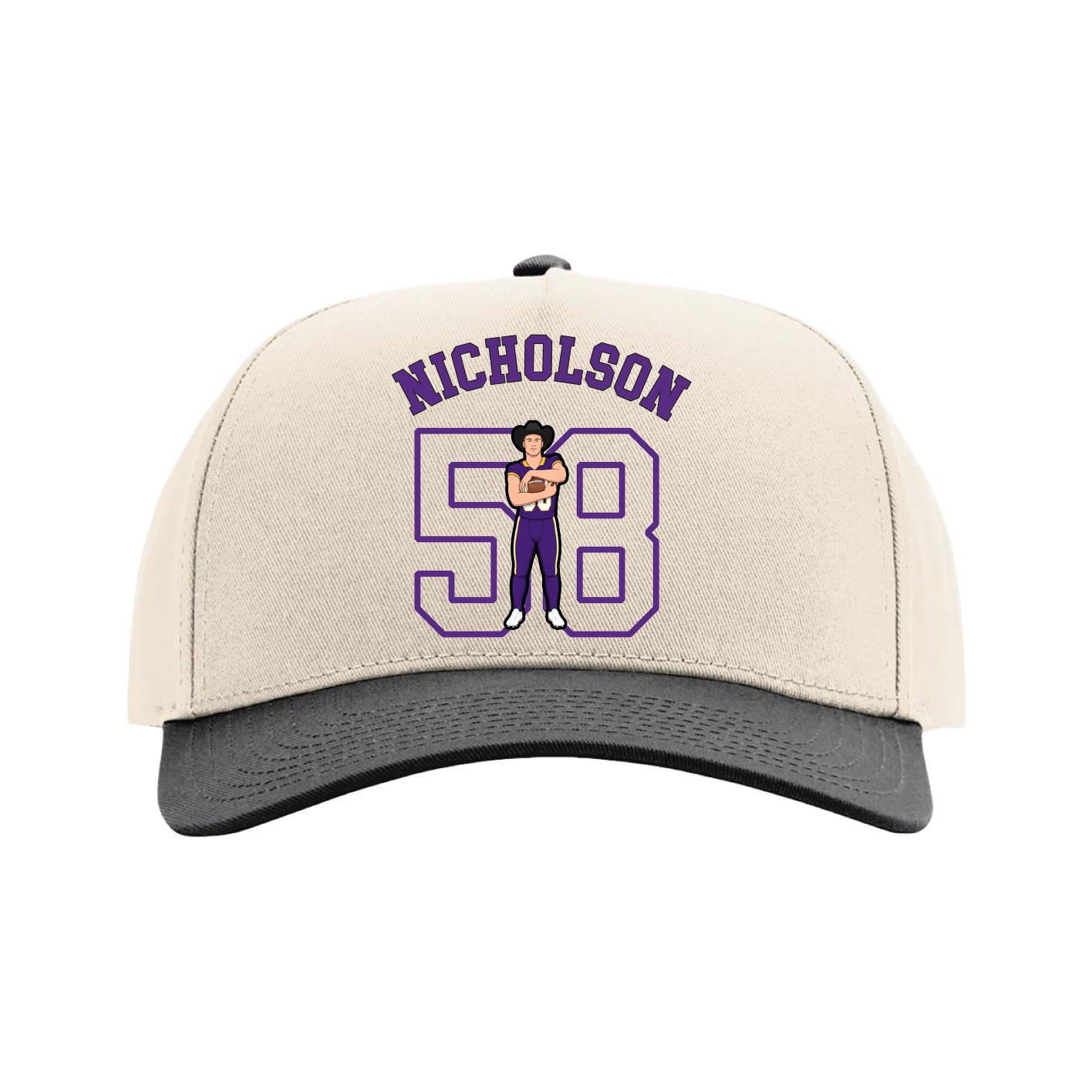 Full Fabric Five-Panel Champ Cap