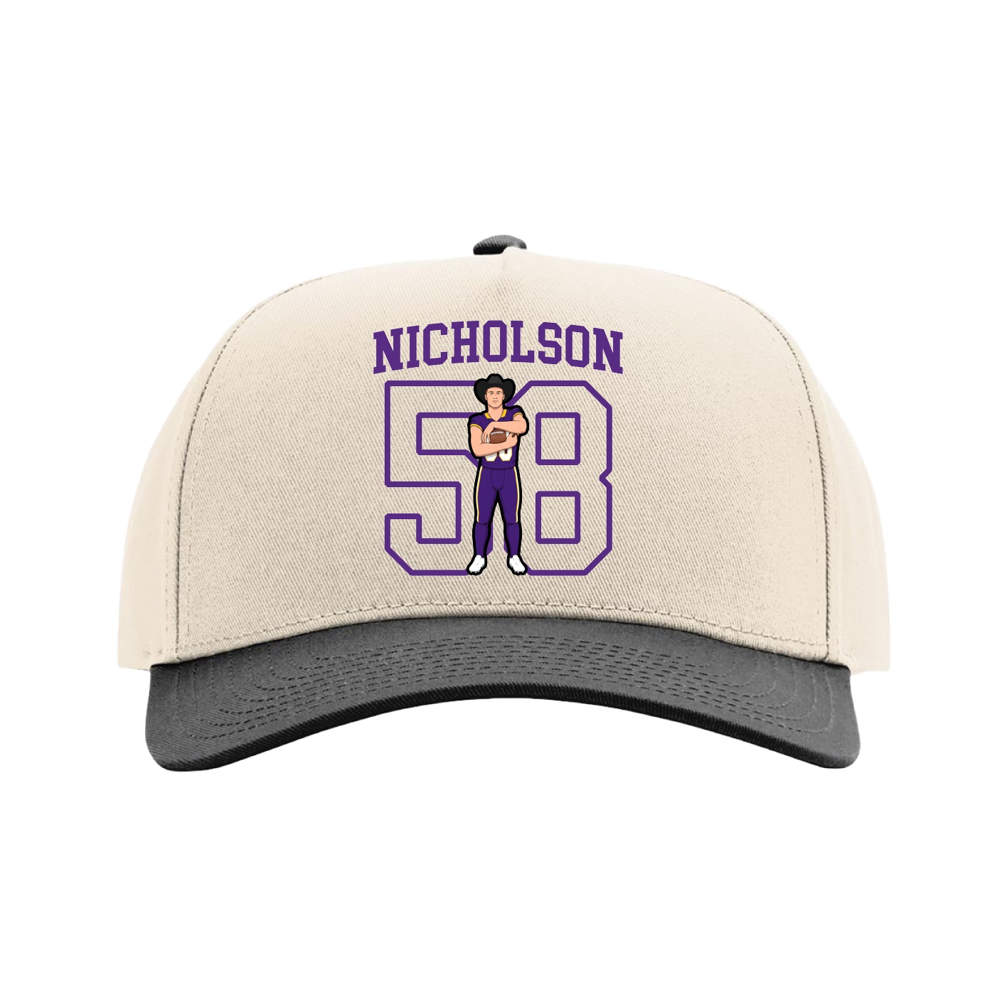 Full Fabric Five-Panel Champ Cap